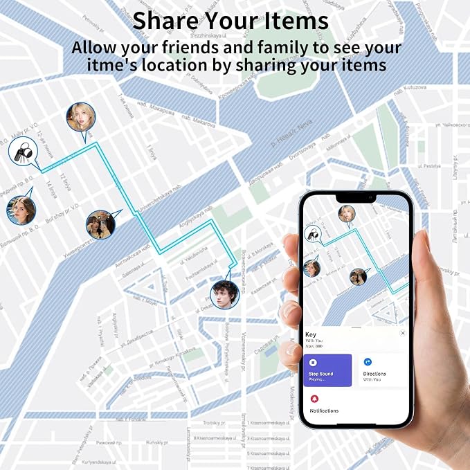 2 Pack GPS Tracker for Vehicles Work with Find My (iOS Only) Real Time Mini Car tracker Item Finder Global Coverage Tracking Devices for Cars Hidden No Monthly Fee or Subscription No SIM Card Required