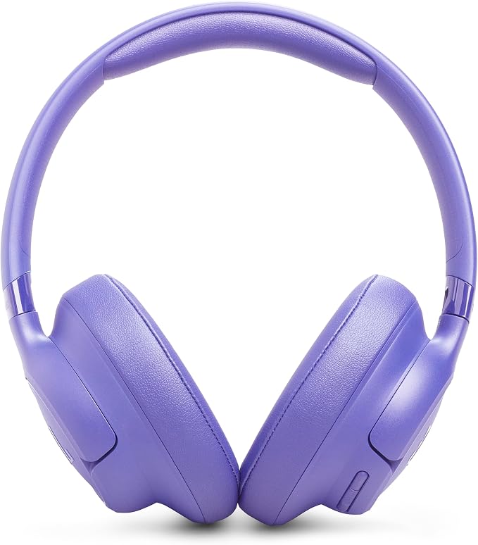 JBL Tune 730BT - Wireless Over-Ear Bluetooth® 6.0 Headphones with Powerful JBL Pure Bass Sound, 2 beamforming mics for Perfect Calls, Up to 76 Hours of Battery Life, & Multi-Point Connection (Purple)