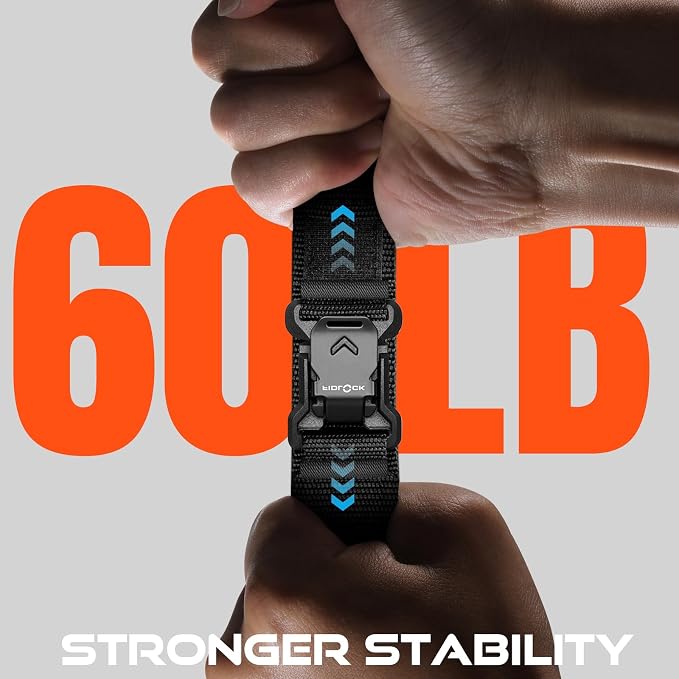 Bandletic Compatible with Apple Watch Ultra Band - for Men, Wide Nylon Sport Loop with Magnetic Fidlock V-Buckle for iWatch 49mm(Ultra 3/2/1),46mm(11/10),45mm(9/8/7),44mm(SE3/SE2/SE/6/5/4),42mm(3/2/1)