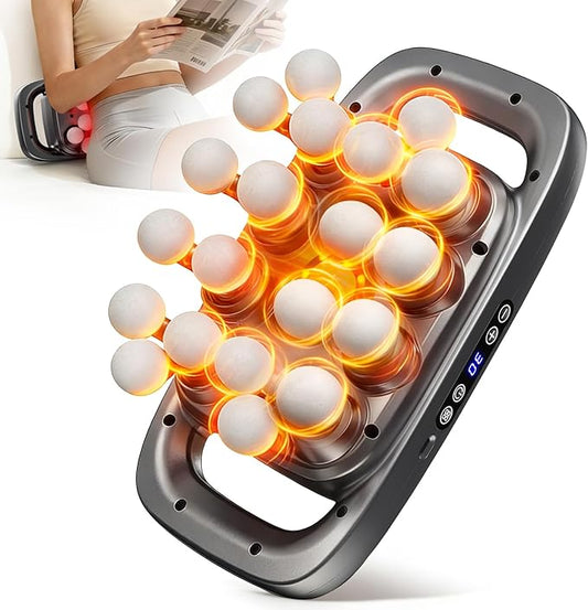 20-Head Massage Gun, Deep Tissue Percussion Massager with 30 Speeds & 3 Modes, 110lb Force, Ultra-Quiet 35dB, 2600mAh Battery, Fast Charging,Full Body Muscle Relaxation,Gifts for Mother's Day