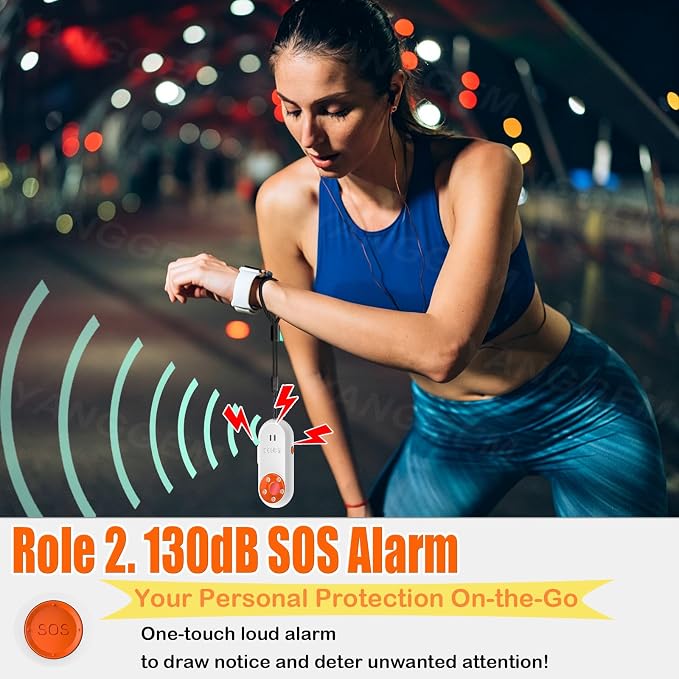 3-in-1 Travel Safety Alarm - Hotel Safety Devices with Hidden Camera Detector & Door Alarms When Opened & Self Defense Personal Safety Alarm, Portable Multifunctional Travel Safe Essentials