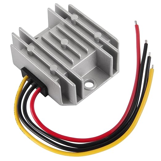 DC 8V-40V to 12V 3A Voltage Converter Step Down/Up Regulator Voltage Reducer Converter Waterproof Regulated DC Power Supply for Golf Cart Club Car LED Light