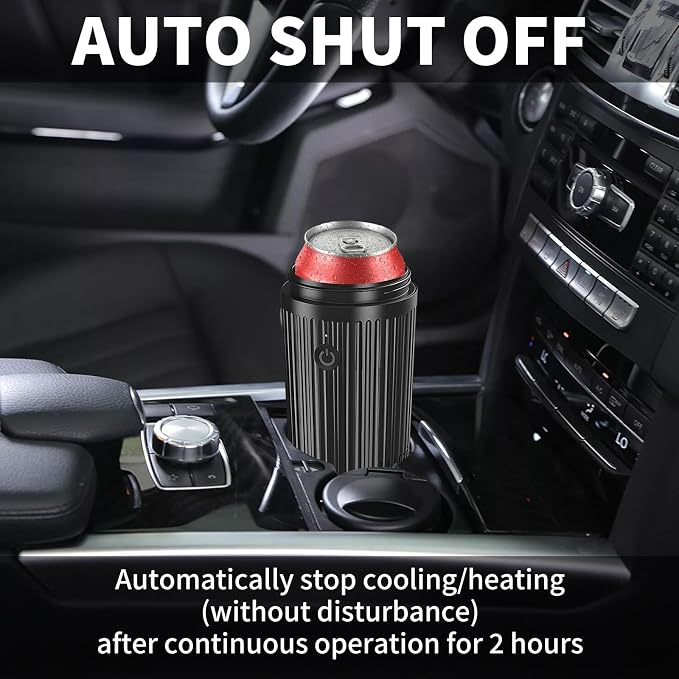 Auto Car Cup Holder Heating Cooling Drinks Smart Cooler Warmer Heater for Coffee Beverage Milk