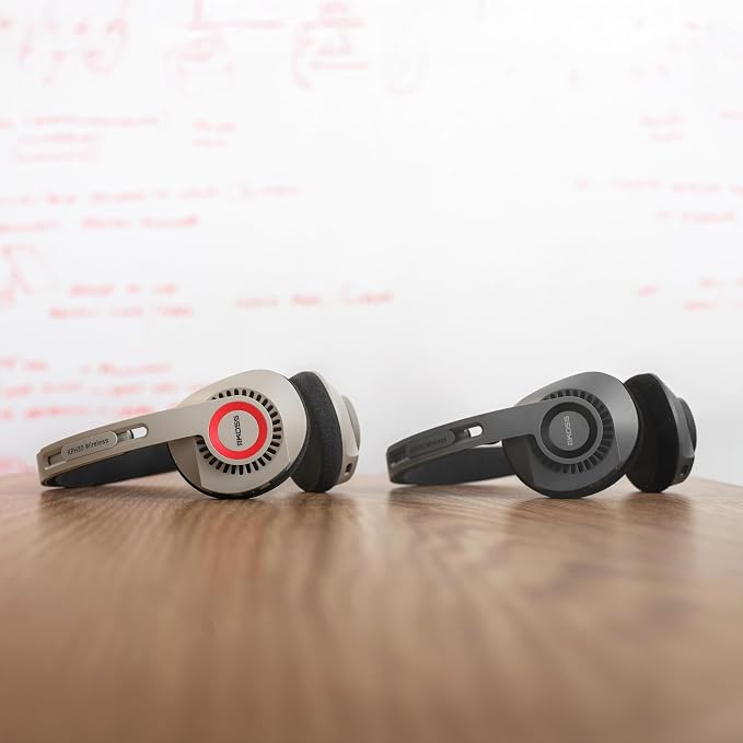Koss KPH30 Wireless Bluetooth Retro Style On-Ear Headphones, 20+ Hour Battery Life, USB-C Charging, Microphone, Stealth Grey