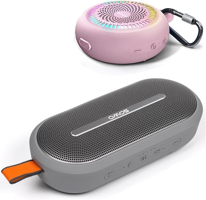 SOWO Portable Bluetooth Speaker - Wireless Speaker Waterproof with Partyboom Technology - 40W, Loud Clear Stereo Sound and Bass Boost - 16H Playtime for Outdoor, Camping and Travel Use