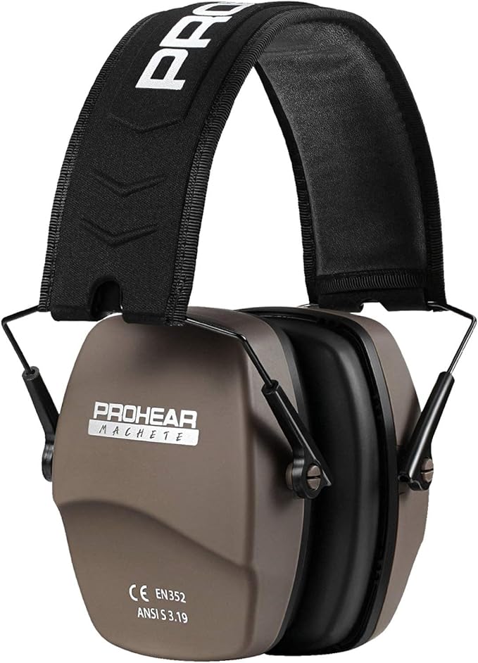 PROHEAR Ear Protection Safety Earmuffs for Shooting Noise Reduction Slim Hearing Protector