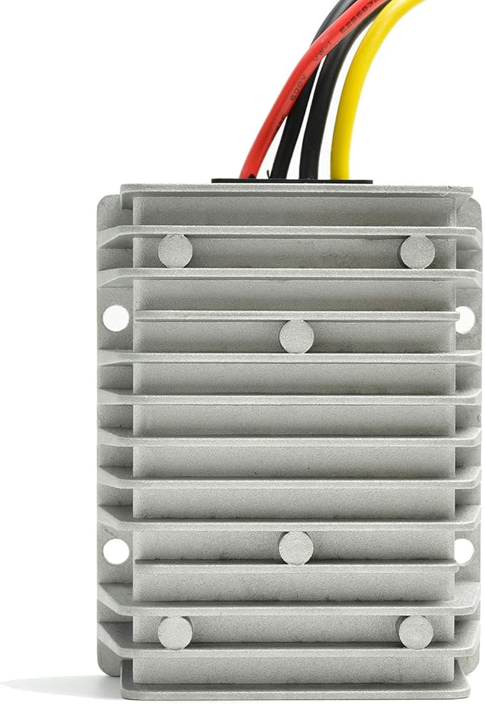 Voltage Converter Regulator DC 24V Step Down DC 12V 40A 480W, Waterproof Voltage Reducer, Big-Size Power Supply Module Buck Transformer, for Golf Cart, Forklifts, Car