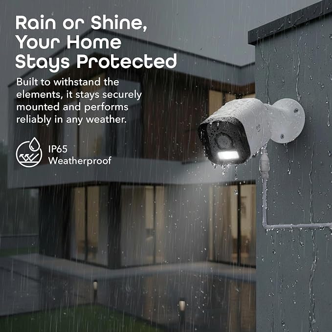 Geeni Hawk 3 4MP Smart Outdoor Security Camera 2-Pack – 2K Ultra HD WiFi Surveillance Cameras with Color Night Vision, 30m Long Range, 2-Way Audio, Motion Detection, & IP65 Weatherproof