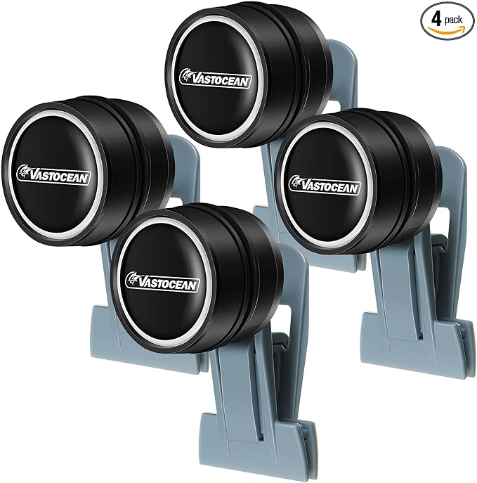 Blulu 4 Pcs Magnetic Seaweed Feeding Clips Saltwater Aquarium Tank Accessories Algae Magnet Seaweed Feeder for Fish and Aquatic Pets, Automatic Fish Feeder