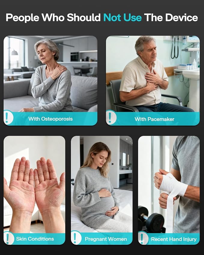 Hand Massager with Heat and Compression, ALLJOY Hand Massager for Arthritis and Carpal Tunnel Relief- Fathers day Gift-s for Dad, Touchscreen Cordless Carpal Tunnel Massager,Dad Birthday Gifts for Men