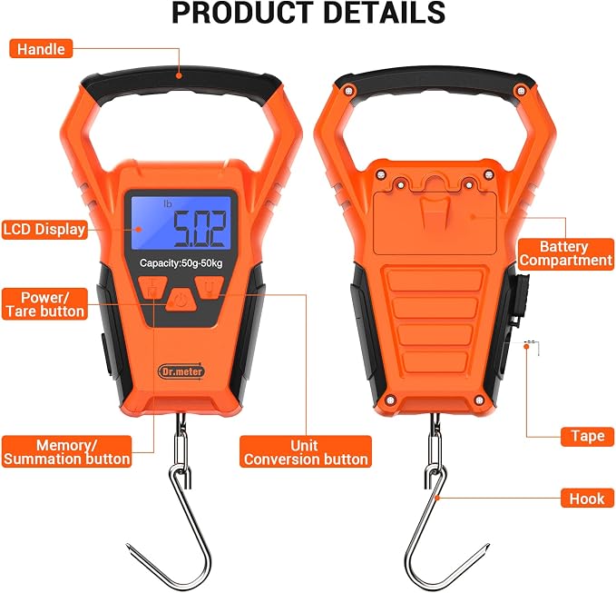 PS01 Fishing Scale+Waterproof Fishing Scale
