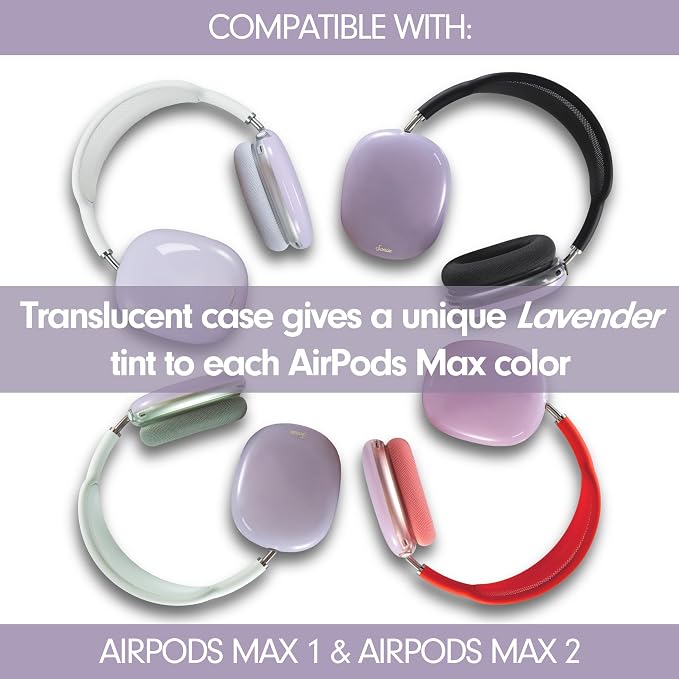 Sonix Protective Case for AirPods Max 2 & 1 | Headphones Cover | Jelly Lavender