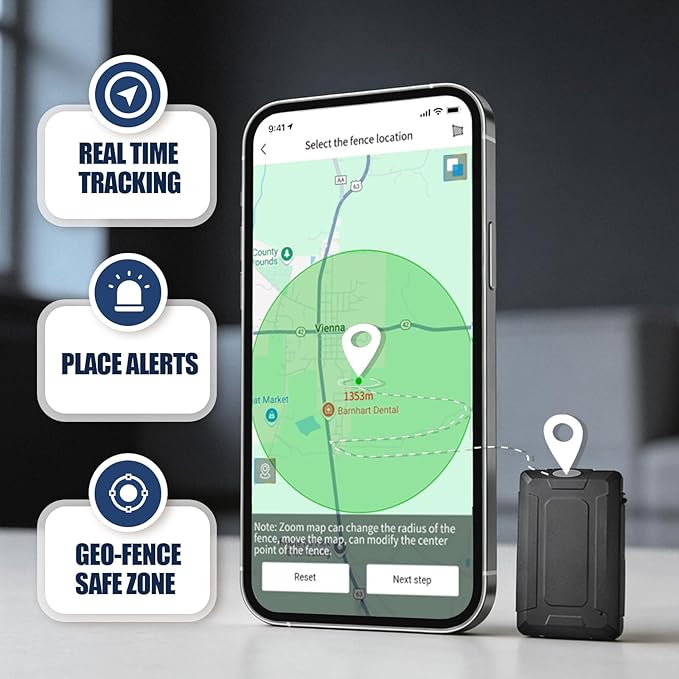 4G20 Mini GPS Tracker for Vehicles No Monthly Fee, Portable Real Time GPS Tracking Devices Hidden, Magnetic Location Tracker, Trip History, GeoFence, Speeding Alerts (SIM Card not Included)