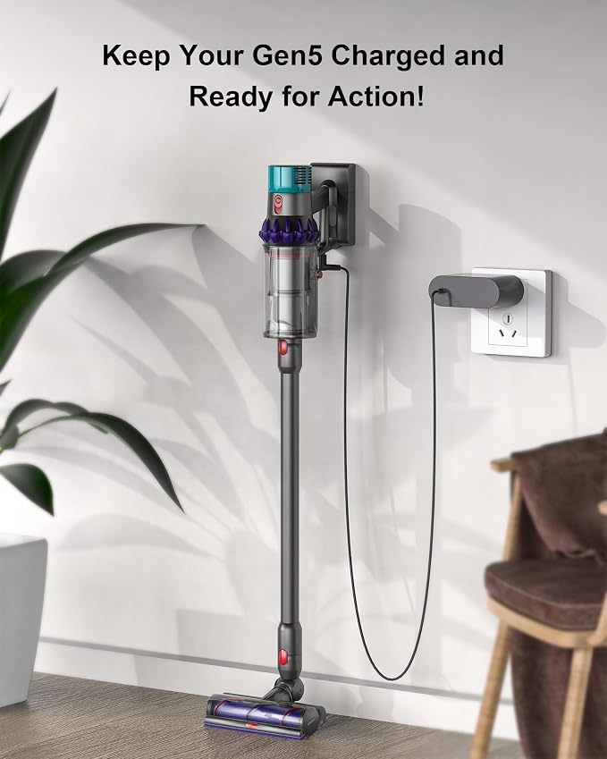 VHBW Charger for Dyson Gen5 Detect & Gen5 Outsize ONLY - NOT Compatible with V15, V12, V11, V10, V8, V7, V6 Series