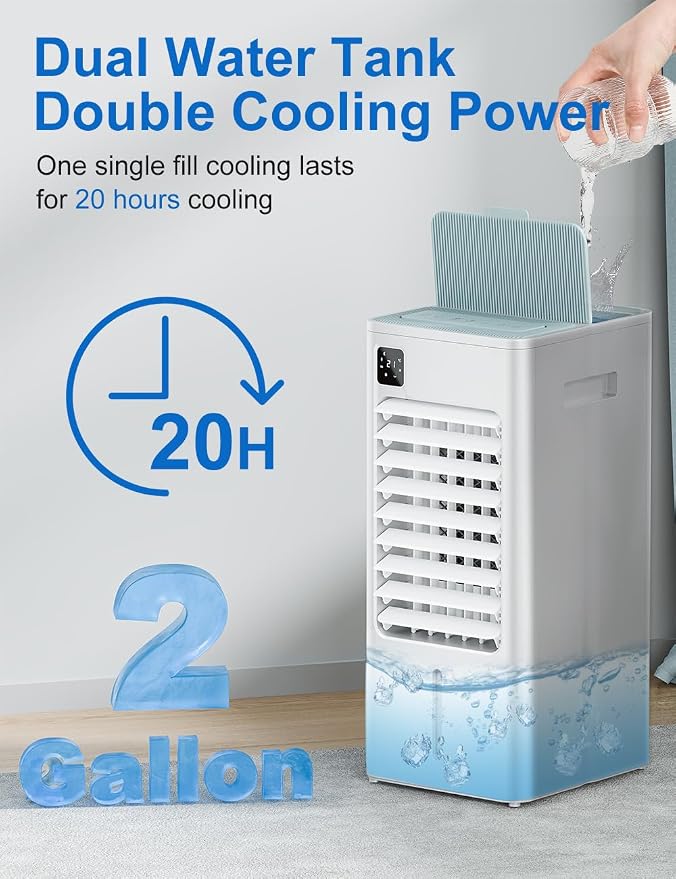 Portable Air Conditioners Windowless, Swamp Cooler for Indoors