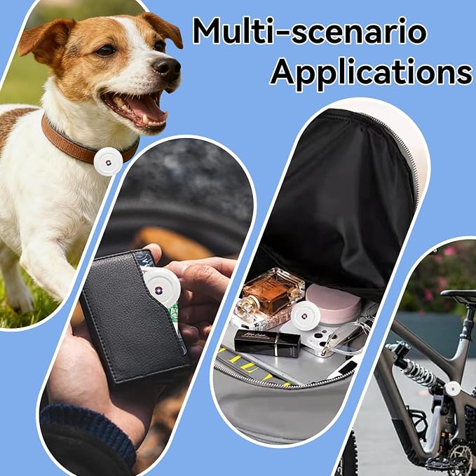 2026 GPS Tracker for Vehicles, Cars & Kids–Real-Time Tracking with Worldwide Coverage | No Monthly Fee & No SIM Needed | IP67 Waterproof | Long Battery Life | Compatible with iPhone & Android