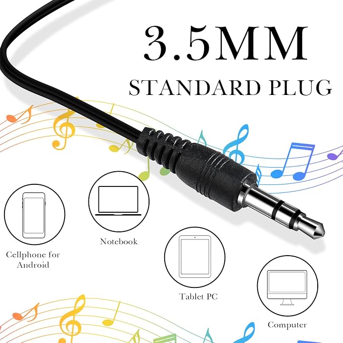 Konohan 160 Packs Bulk Earbuds with Wire Earphones Classroom Wired Headphones for Students Headphones Individually Bagged, 8 Colors Ear Buds Bulk for Classroom School Library(Bright Color)