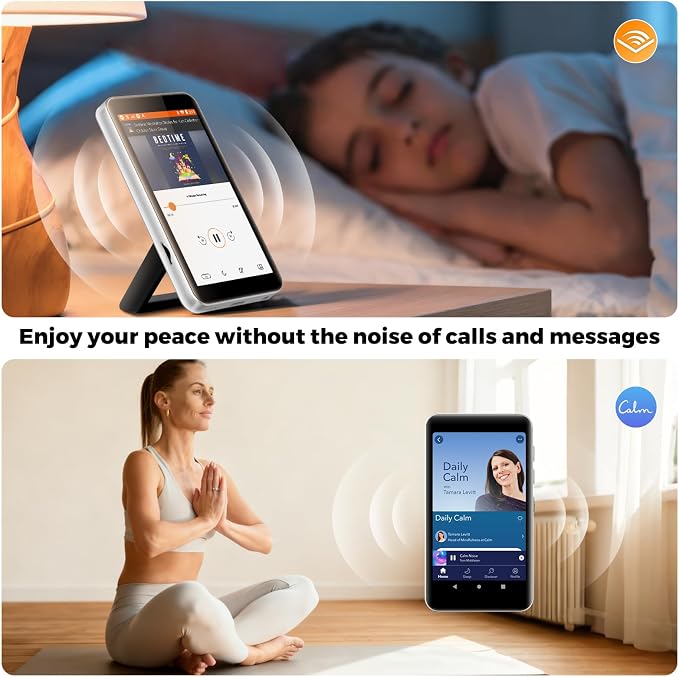 innioasis G5 MP3 Player with Bluetooth and WiFi, 160GB Player with Spotify, Spotify Kids, Pandora, Play Store, Parental Manager App, Calm, 4" HD Full Touch Screen MP4 Music Player for Kids (White)
