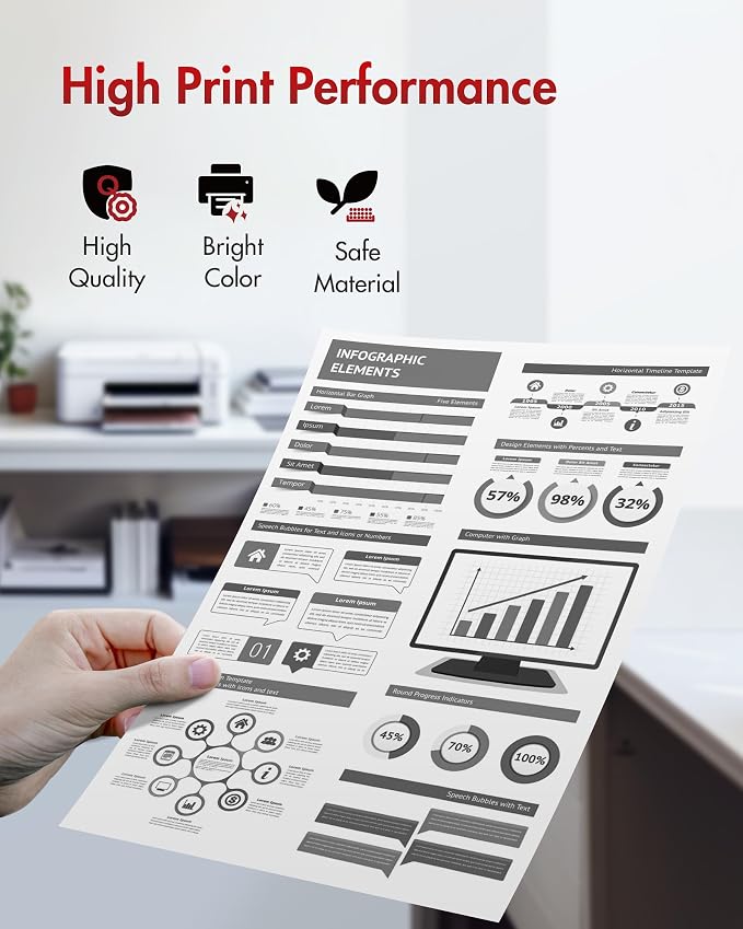 069H Black Toner Cartridges High Yield with Chip: Replacement for Canon 069 069H, Works with Canon Color ImageCLASS Mf753cdw MF751Cdw MF752Cdw LBP674Cdw MF752Cdw MF756Cx LBP673Cdw Printer (2 Pack)