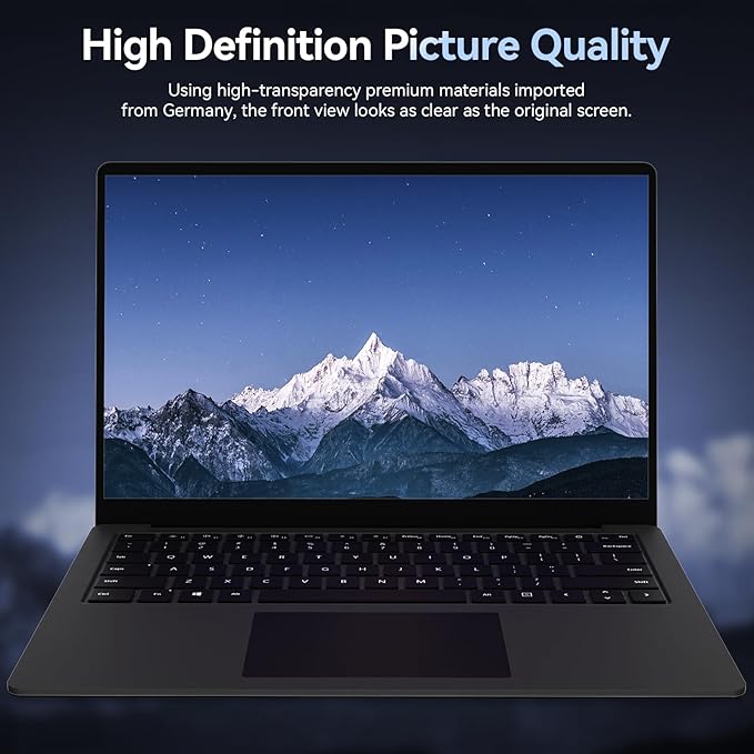 Laptop Privacy Screen 14 Inch Compatible with HP/Dell/Acer/Samsung/Asus/Lenovo/Toshiba,16:10 Aspect Removable Anti Glare Blue Light Filter Protector, 14 in Laptop Privacy Screen Shield