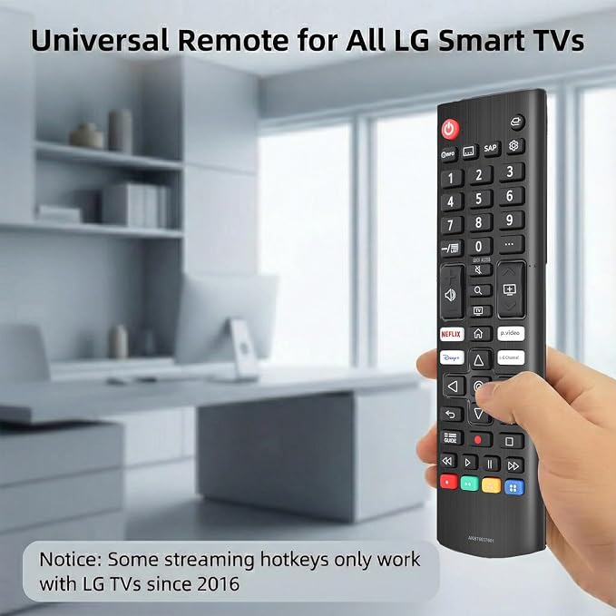 (Pack of 2) Universal Remote Control for All LG Smart TVs. Replacement for All LG TV Remotes.1-Year Warranty.