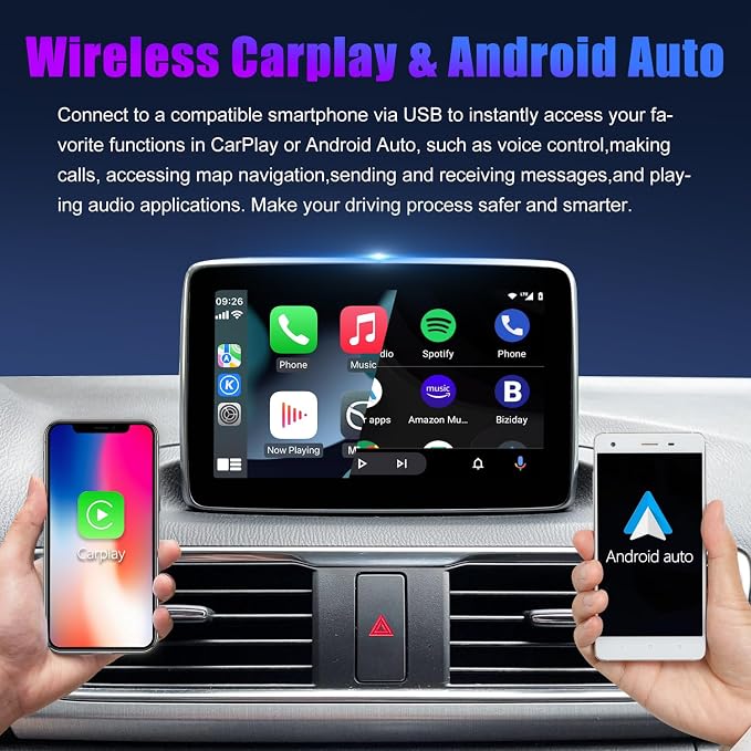 Type-C Wireless Apple CarPlay Retrofit Kit, TK78669U0C OEM USB HUB for Mazda 2/3/6/CX3/CX5/CX8/CX9/MX5/Miata 2014-2019 with MZD Connect System, Only Supporting Wireless Carplay, No Android Auto