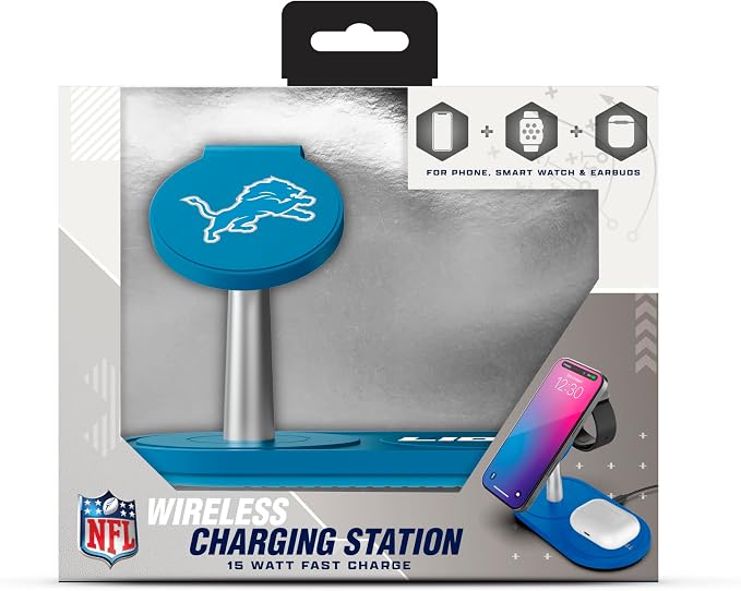 SOAR NFL 3-in-1 Wireless Charging Station