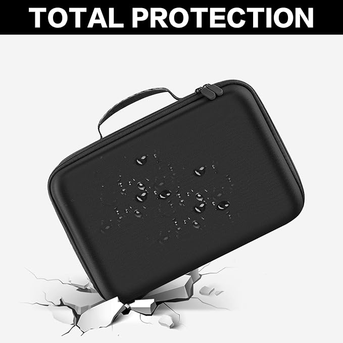 PAIYULE Carrying Case for Meta for Quest 3/ 3s, for Oculus Quest 2 Virtual Reality Headset/Touch Controllers/Elite Strap VR2 Accessories with Silicone Face Cover, Lens Protector-Grey(No Device)