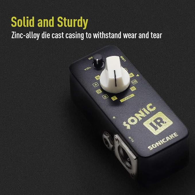 SONICAKE IR Pedal Speaker Cabinet Simulator Impulse Response Loader Guitar Bass Effects Pedal