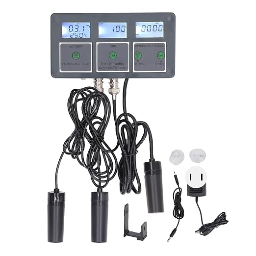 Water Quality Tester 8 in 1 Digital Meter for Aquarium Hydroponics Laboratories with Online APP Monitoring