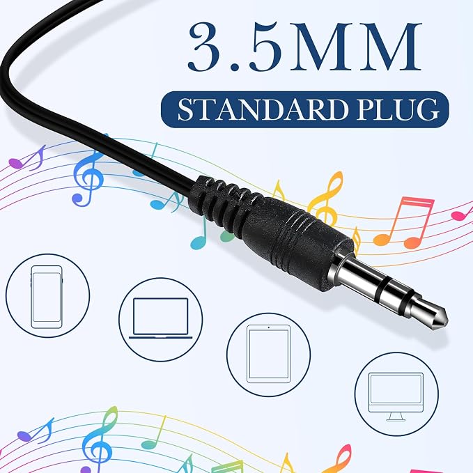 Kanayu 500 Pack Wired Earbuds Bulk for Classroom Ear Headphones Wired Basic Student Earbuds No Microphone with 3.5MM Jack for Class Laptop School Library, Individually Bagged (Black)