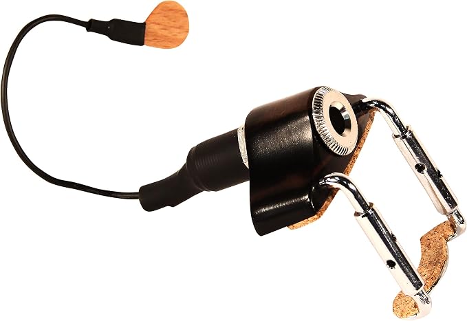 KNA VV-3 Portable Piezo Pickup for Violin and Viola – Lightweight Bridge-Mounted Sensor, Natural Acoustic Sound, Easy Installation, 1/4" Output Jack, No Instrument Modification, Handcrafted in Europe