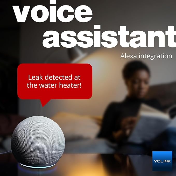 Water Leak Sensor 4 with 105dB Audio Alarm 3-Pack, SMS/Text, Email & Push Notifications, Freeze Warning, LoRa Up to 1/4 Mile Open-Air Range, w/Alexa, IFTTT, Hub Required!