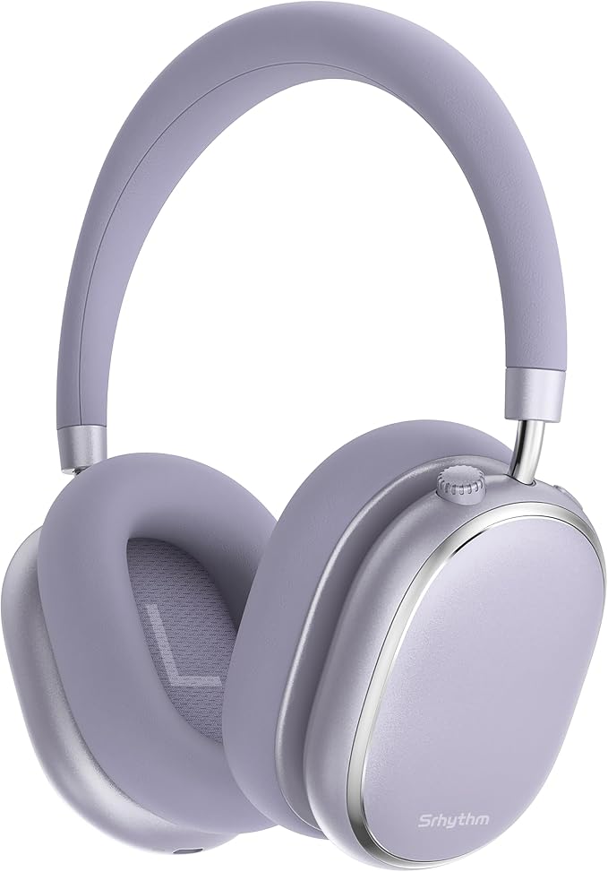 Srhythm NiceComfort 95 Adaptive Noise Cancelling Headphones Wireless | Bluetooth with Spatial Audio,Transparency,ENC,HD Sound,Low Latency for Gaming,Slim Headphones Lightweight