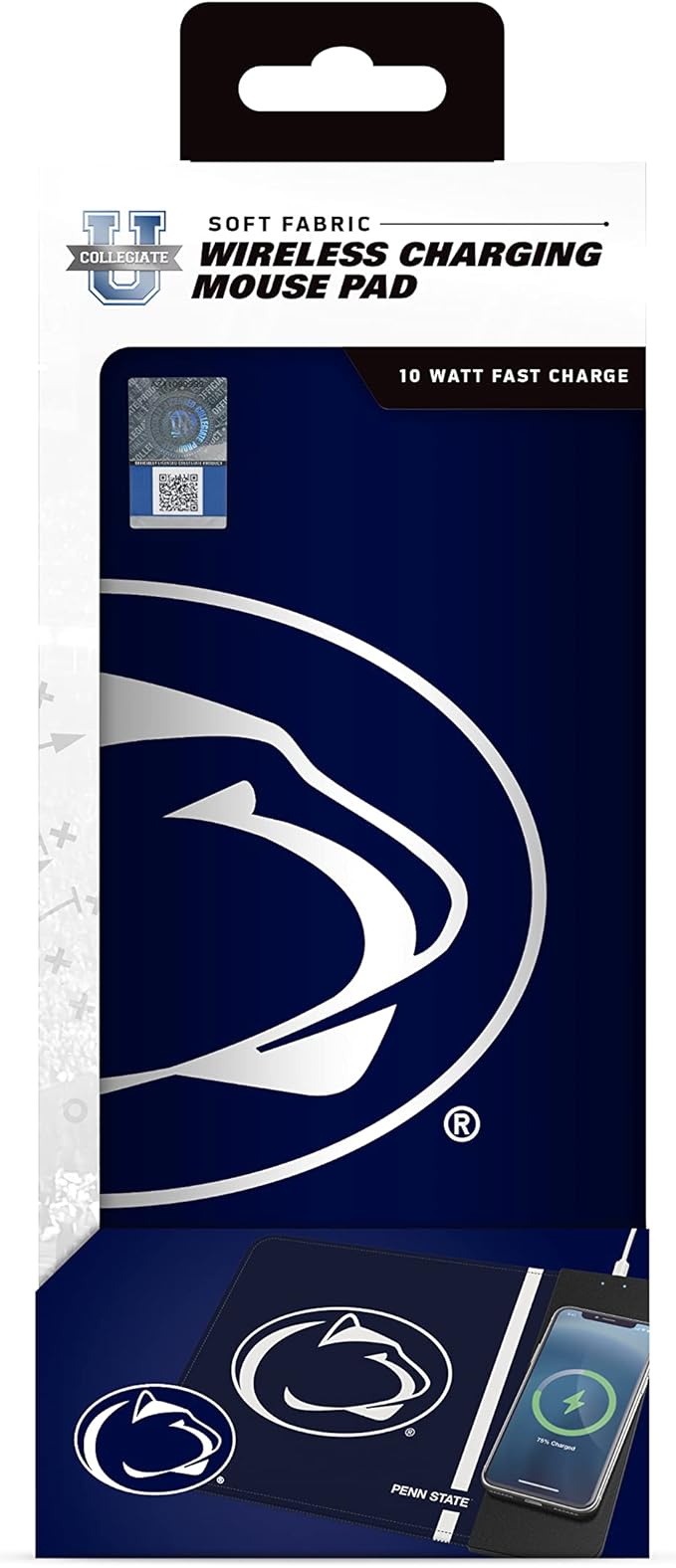 SOAR NCAA Unisex Cell Phone Wireless Charging Mouse Pad