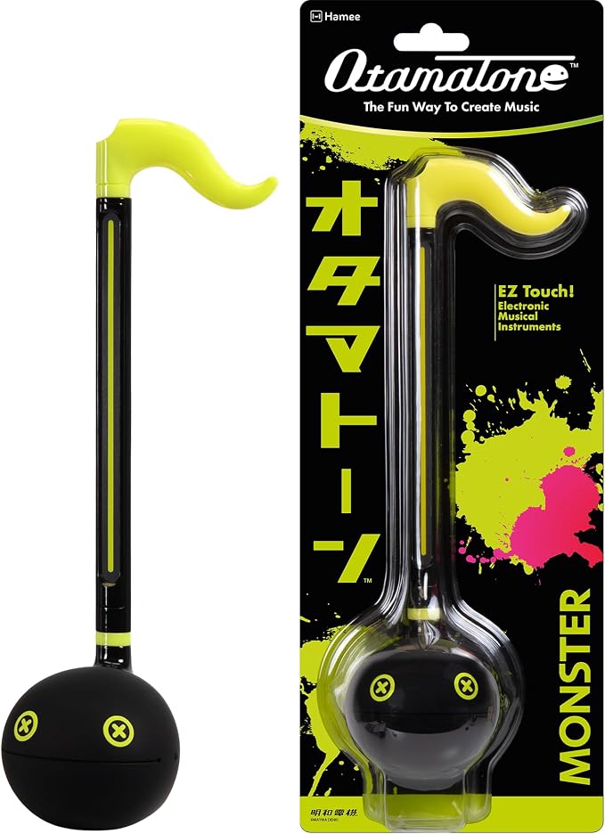 Otamatone Monster Electronic Portable Music Instrument / Synthesizer Toy from Japan by Maywa Denki (Officially Licensed) [English Instructions] - Lime