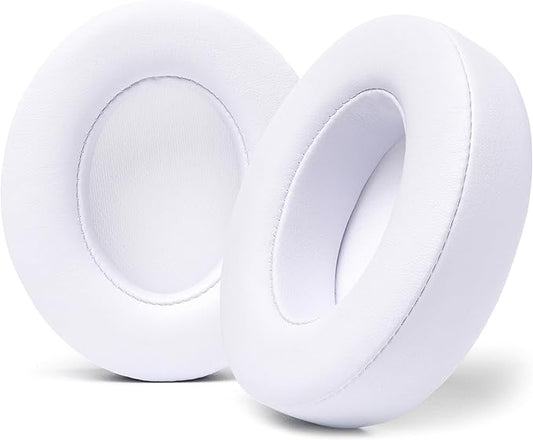 WC Wicked Cushions Replacement Ear Pads for Beats Studio 2 & 3 (B0501, B0500) Wired & Wireless | Does NOT Fit Beats Solo | Softer PU Leather, Enhanced Foam & Stronger Adhesive | White