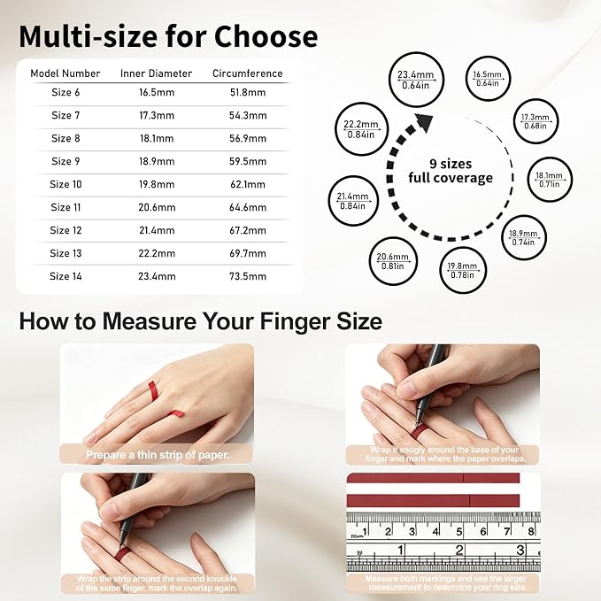 Smart Ring for Women Fitness Ring Health Ring No Subscription Fee White 10#