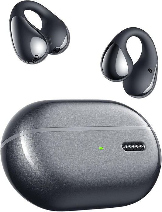 SoundPEATS PearlClip Pro Ear Ultra Open Ear Earbuds Wireless Headphones Bluetooth 6.0 Earphones Clip On Ear Buds with Mic, IPX5 Waterproof, 24 Hrs Play for Running Cycling Fitness