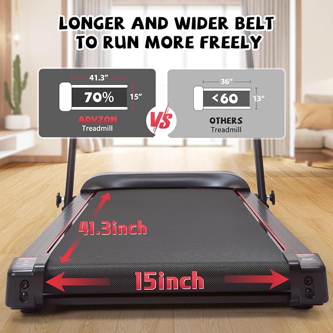 Walking Pad, Under Desk Treadmill 2.8HP Walking Pad Treadmill Under Desk No Installation Required with Cell Phone Holder LED Display Maximum Load 300LB Suitable for Home Treadmill in Small Space