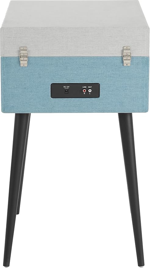 Crosley CR6233F-TN Dansette Bermuda Bluetooth in/Out Portable Vinyl Record Player Turntable with Aux-in, Tourmaline
