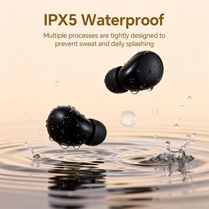 Xmenha Mini Invisible Small Earbuds Wireless Bluetooth Ear Buds for Small Ears Women Invisible Hidden Headphones Discreet Smallest Micro Tiny Comfortable Flesh Colored Skin Color Earbuds for Work