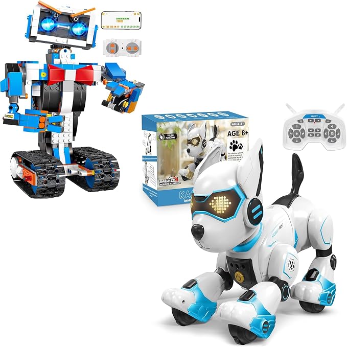 okk Robot Building Toys & Robot Dog for Kids