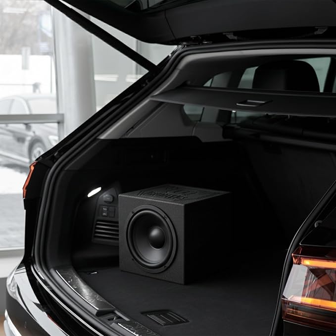 Q Power QBomb 12 Inch Sealed Car Audio Subwoofer Sub Box Enclosure (2 Pack)