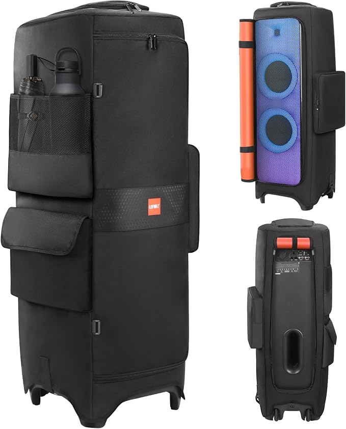 LEFOR·Z Speaker Case Compatible with JBL PartyBox 1000,Bottomless Speaker Dust Cover Storage Bag Fits for JBL PartyBox 1000 for Outdoor Travel,Portable Cover Only(Without Wheels and Pull Rod)