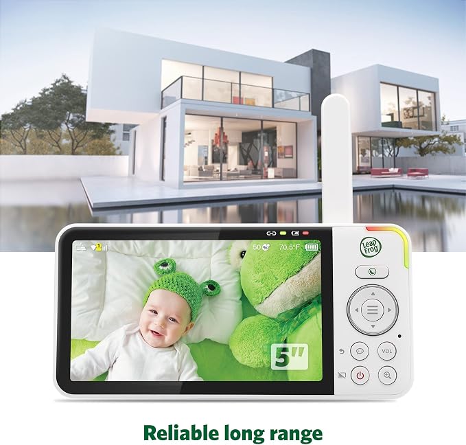 LeapFrog LF915HD Baby Monitor, 5" 720p Screen