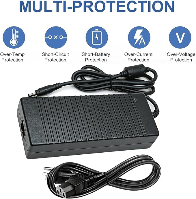 24V 5A AC/DC Adapter 100-240V AC to DC 24 Volt Converter 5amp 4A 3.75A 3.5A 3.3A 3.2A Transformer 5.5x2.5mm for LED Strip CCTV Camera LCD Monitor Massage Chair Power Supply