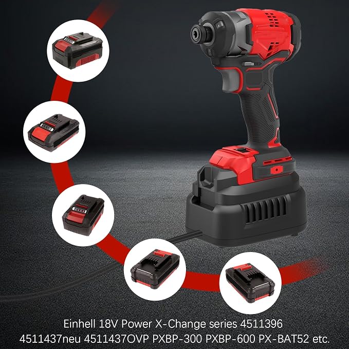 New Version 120V AC to 20V DC Converter, 500W Power Adapter Compatible with Craftsman 20V V20 Cordless Tools, 5.91 FT Cord Wired to Wireless Transformer Plug