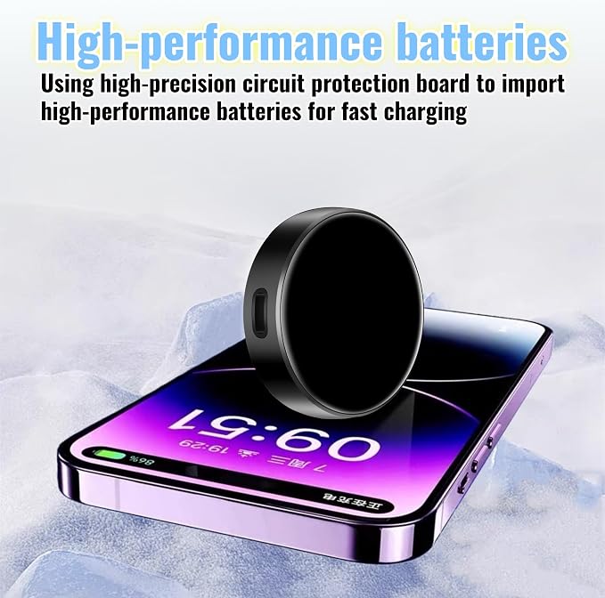 (9800 Hour) Voice Activated Recorder, Voice Recorder HD Recording Device with New Upgraded Version Noise Reduction Module, Portable Audio Recorder for Work, Lectures, Meetings (Black Nova)