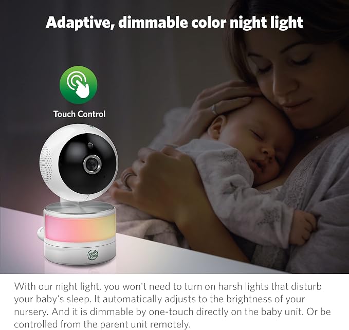 LeapFrog LF915-2HD Baby Monitor, 2 Cameras, 5" 720p Screen